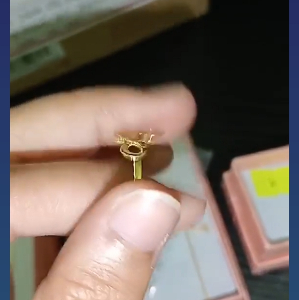 Pure Gold 💯 Double style Ring Size 8 Only Pawnable LW Only - Picture 3 of 10